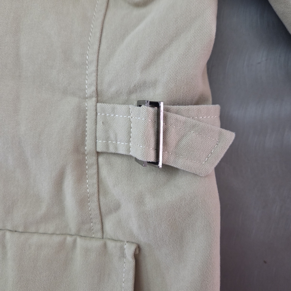 Solid Homme Woo Young Mi Beige Utility Blazer Jacket NWT Minimalist Size 50 NWT - Picture 5 of 16